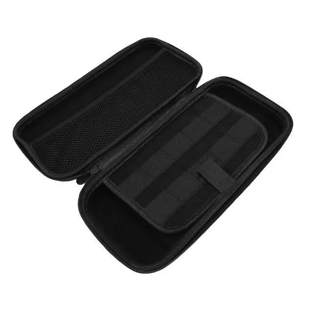 Alt view image 2 of 7 - 2 2025 Hard Shell Console to Travel with 9 Pocket Games, a Plug with Shock for Players