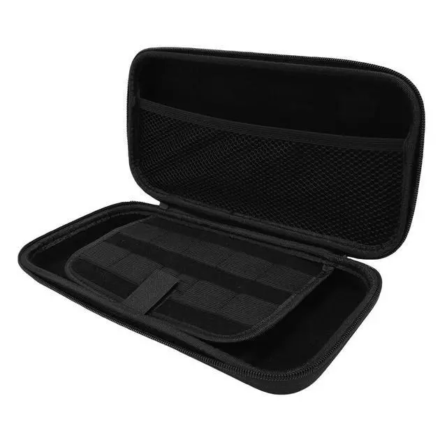 Alt view image 5 of 7 - 2 2025 Hard Shell Console to Travel with 9 Pocket Games, a Plug with Shock for Players