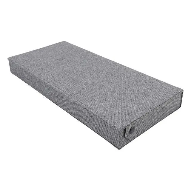 Alt view image 4 of 7 - Flip Top Eyeglass Box Soft Velvet Doubt 6 Compartments Storage For Glasses
