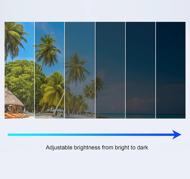 Alt view image 6 of 7 - Polarized Glasses, Adjustable Light Reducing Glasses 52mm Lens for Outdoor
