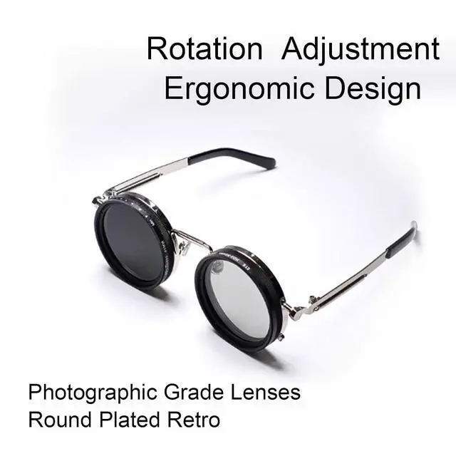 Alt view image 4 of 7 - Polarized Glasses, Adjustable Light Reducing Glasses 52mm Lens for Outdoor