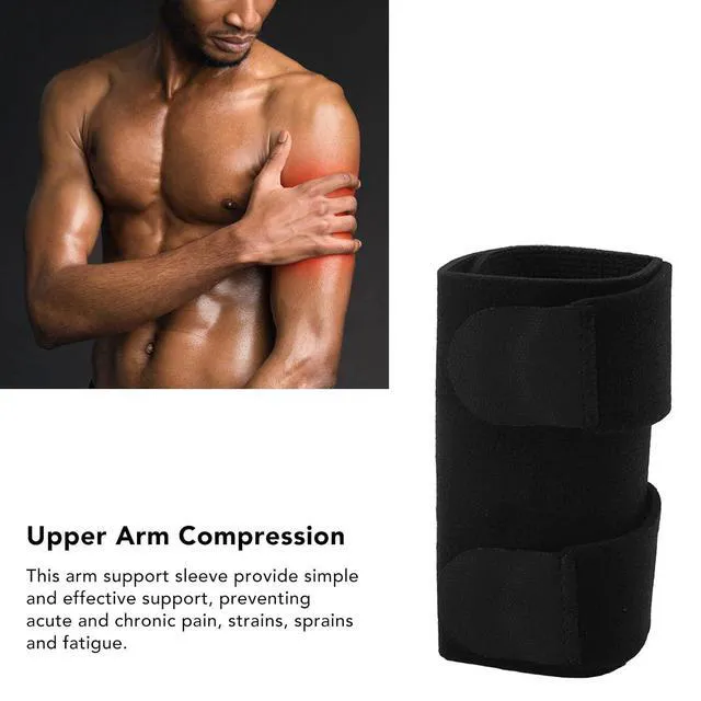 Alt view image 4 of 7 - Upper Arm, 1 Pcs Adjustable Strap Arm Support for Upper Arm, Pressure Pain Relief, Comfortable Compression Sports Accessories