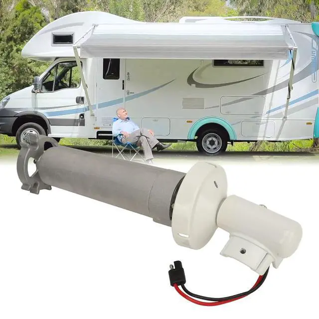 Alt view image 5 of 7 - 3310423.209B RV Awning Motor for A E 9100 Series 910 915 916 917, Aluminum Rh CNC Billet Torsion Assembly Replacement 12V DC