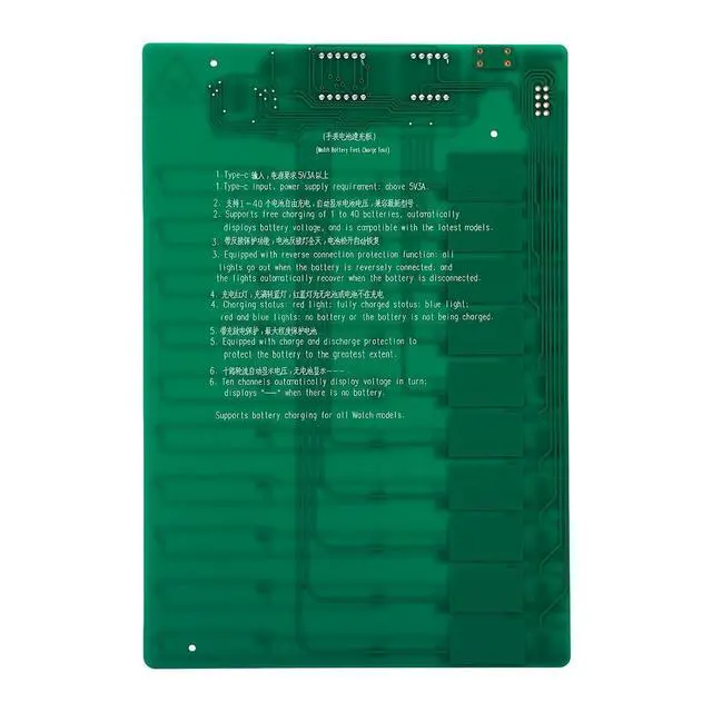 Alt view image 4 of 7 - Watch Battery Activation Board for S1-S10 Ultra | 1-40 Charging Tester with LED & Short Circuit Guard