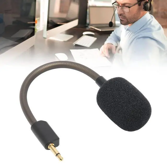 Alt view image 5 of 7 - Blackshark V2 Microphone for BlackShark V2, Detachable Gaming Headsets 3.5mm Jack Noise Cancelling Microphone