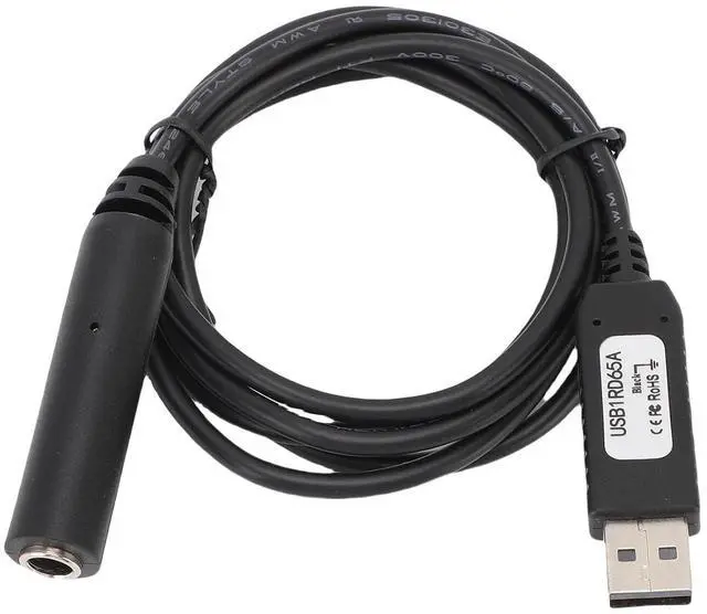 Main image of USB to 6.5mm Audio Adapter, 4.3ft USB Switching Cable with 6.5mm Female Jack for PC Gaming & Custom Key Mapping, Compatible with, OS X
