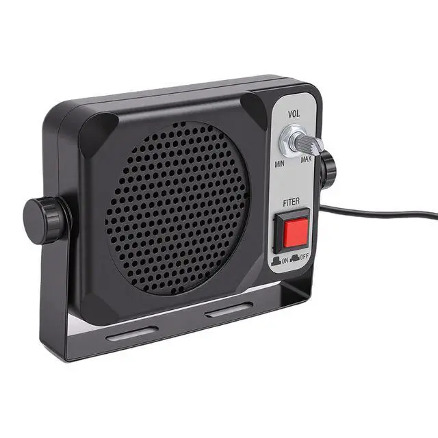 Alt view image 4 of 7 - Amplified External Speaker, 1.5W 8 with Noise Filter | 3.5mm Plug for CB Ham Radio, Plug and Play Clear Audio for Mobile Transceiver