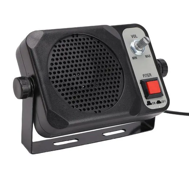 Alt view image 5 of 7 - Amplified External Speaker, 1.5W 8 with Noise Filter | 3.5mm Plug for CB Ham Radio, Plug and Play Clear Audio for Mobile Transceiver