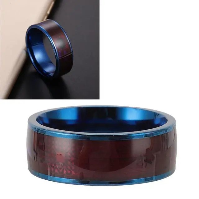 Alt view image 5 of 7 - 2024 New NFC Smart Ring for Universal Ntag213 Chip, Smart Finger Rewrite All Round Sensing for Mobile Phone (Blue), Genericcdpygxeo7f-11