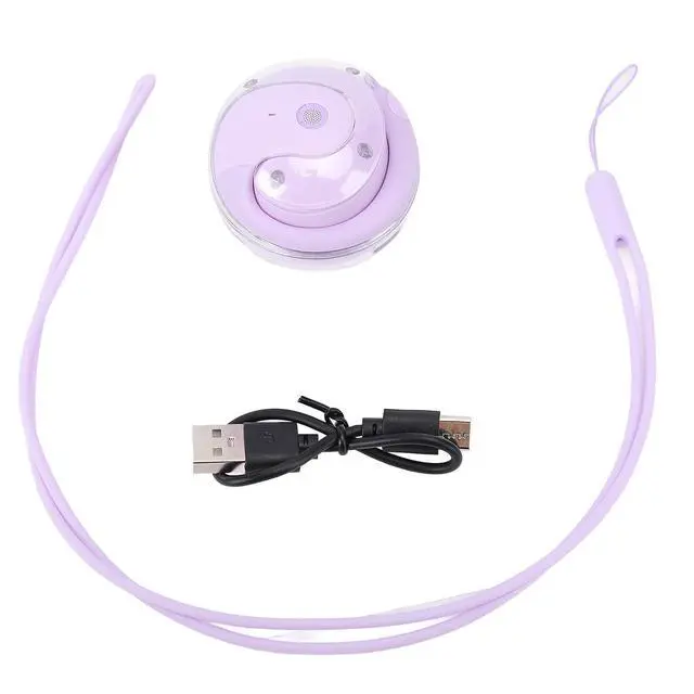 Alt view image 7 of 7 - Earbud Translator in Real Time, Plugs Translator Earbuds, 144 Languages Online Translation 5.4 Wireless Over Ear Earbuds with APP for Travel Music and Calls (Purple)