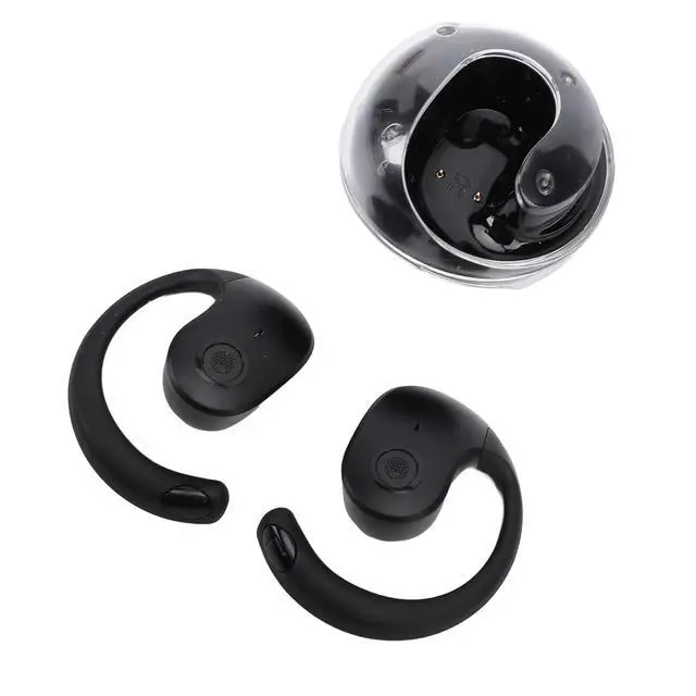 Alt view image 5 of 7 - Earbud Translator in Real Time, Plugs Translator Earbuds, 144 Languages Online Translation 5.4 Wireless Over Ear Earbuds with APP for Travel Music and Calls (Black)