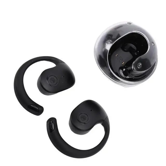 Alt view image 2 of 7 - Earbud Translator in Real Time, Plugs Translator Earbuds, 144 Languages Online Translation 5.4 Wireless Over Ear Earbuds with APP for Travel Music and Calls (Black)