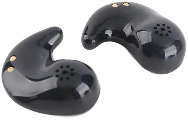 Alt view image 7 of 7 - Stereo Earbuds - 30mAh Earbuds with 300mAh Charging Case,for Entertainment, Work, Study, Sleep, Comfortable Design (Black)