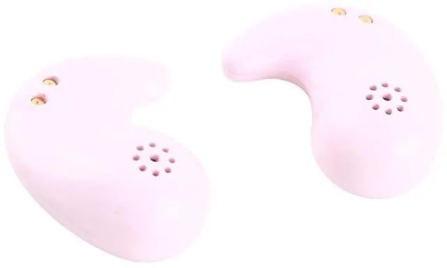 Alt view image 4 of 7 - Stereo Earbuds - 30mAh Earbuds with 300mAh Charging Case,for Entertainment, Work, Study, Sleep, Comfortable Design (Roseate)