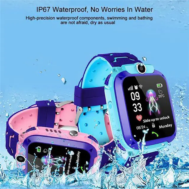 Alt view image 2 of 7 - Kids Smart Watch, LBS Positioning SOS Call Watch with Remote Control Camera and Voice Chat, for Children Safety Tracking