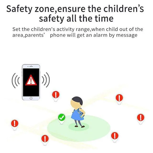 Alt view image 6 of 7 - Kids Smart Watch, LBS Positioning SOS Call Watch with Remote Control Camera and Voice Chat, for Children Safety Tracking