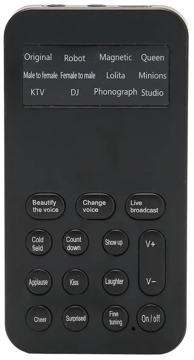 Main image of Ghostface Voice Changer, Handheld Microphone Voice Changer, Voice Changer Device, with 8 Sound Effects, for Phone Calling Gaming (Bewinnerygektwg7h0)