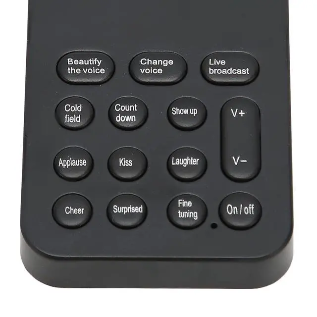 Alt view image 7 of 7 - Ghostface Voice Changer, Handheld Microphone Voice Changer, Voice Changer Device, with 8 Sound Effects, for Phone Calling Gaming (Bewinnerygektwg7h0)