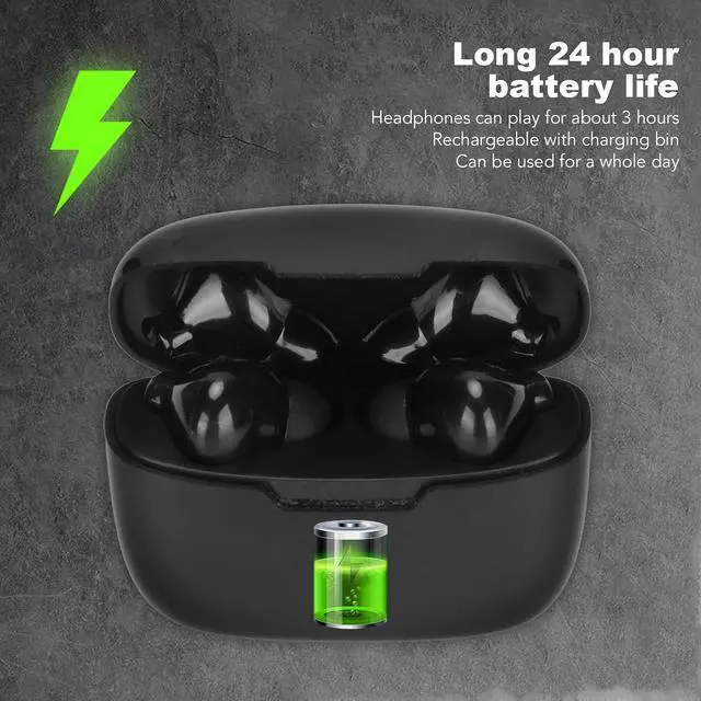 Alt view image 3 of 7 - Y113 Language Translator Earbuds, 144 Language Translator Device, Bluetooth Noise Reduction Translator Device for Travel & Business, Fit for OS X Android