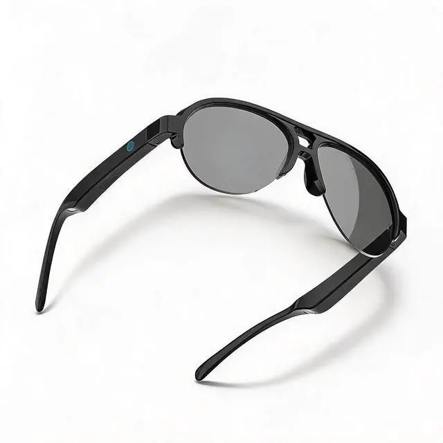 Main image of Translator Smart Glasses - 137 Languages Translation Device Built in Microphone and Speaker, 0.5 Seconds Bluetooth Translator Sunglasses for Music Calling, Dark black, Bewinneror4q6sm5gf