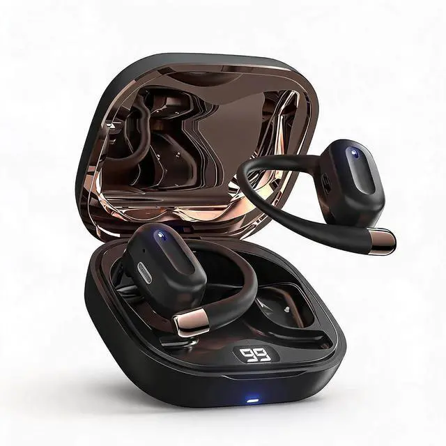 Main image of Language Translator Earbuds, Bluetooth 5.4 Noise Reduction Language Translator Supports 133 Languages Real Time Translation, with APP, Perpetual Use