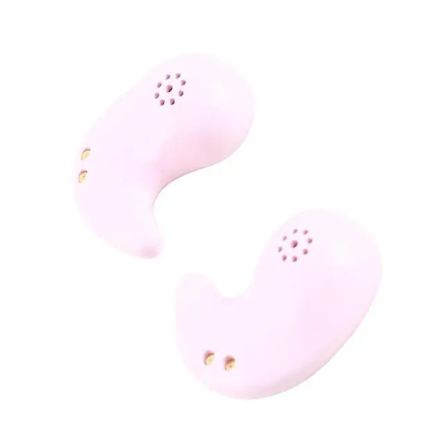 Alt view image 3 of 7 - Stereo Earbuds - 30mAh Earbuds with 300mAh Charging Case,for Entertainment, Work, Study, Sleep, Comfortable Design (Roseate)
