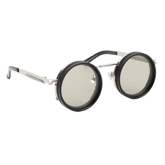 Alt view image 4 of 7 - Polarized Round Sunglasses for Men Women | 49mm ND2-400 Adjustable Tint Fishing Glasses Protection, Classic Style