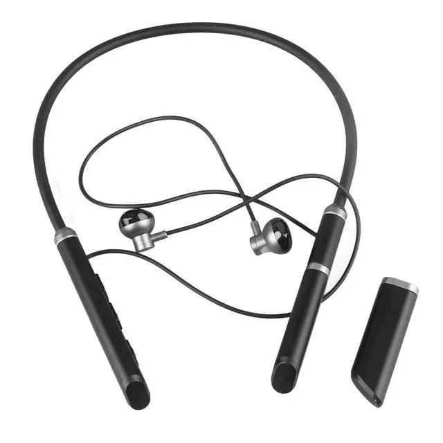 Alt view image 3 of 7 - Sports Neckband Earbuds | Magnetic Design with Noise Cancelling & Strong Bass for Gym Running Workout