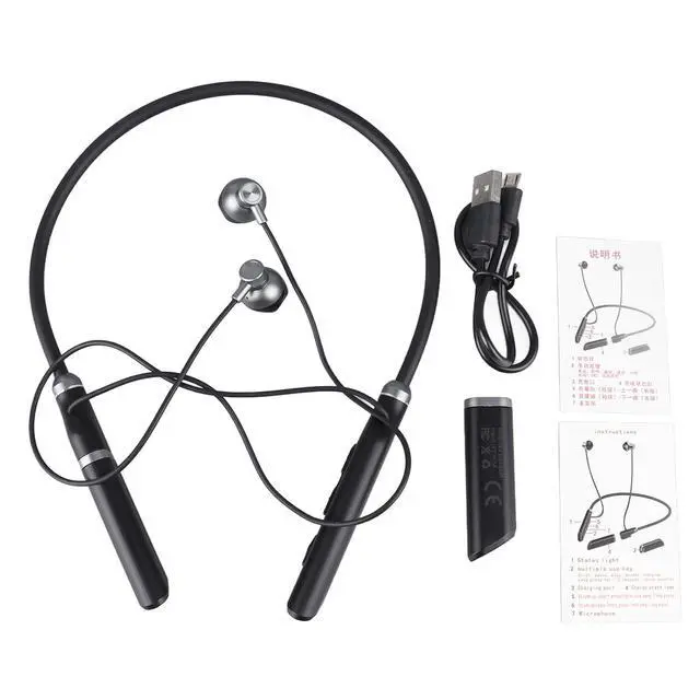 Alt view image 6 of 7 - Sports Neckband Earbuds | Magnetic Design with Noise Cancelling & Strong Bass for Gym Running Workout