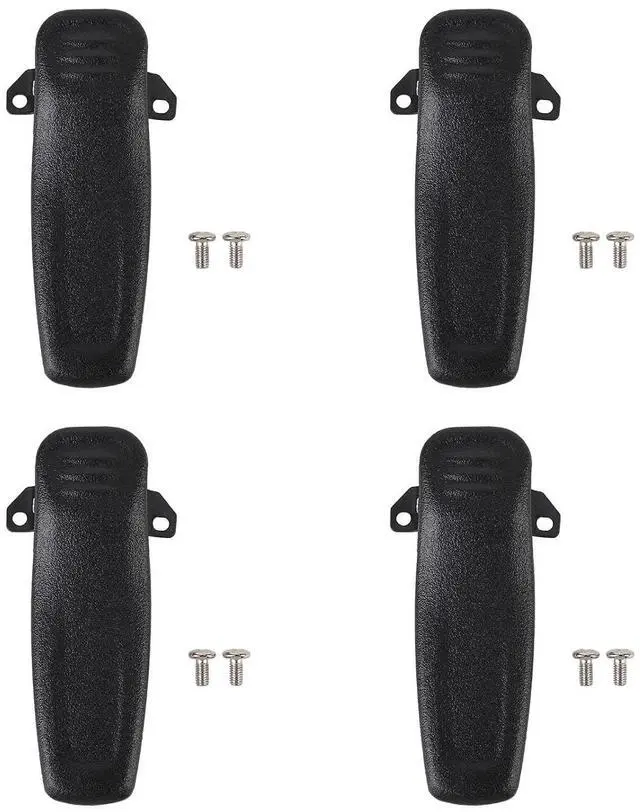 Alt view image 6 of 7 - 4 Pcs Radio Belt Clamp/Holder Replacement, Heavy Duty ABS Belt Clamp/Holder for HYT TC-610-508 -700-780, Secure &
