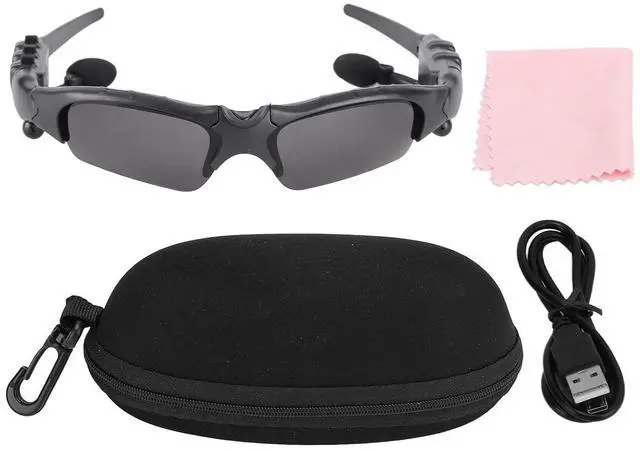 Alt view image 5 of 7 - Wireless Glasses for Men & Women, Polarized Cycling & Motorcycle Riding Sunglasses with Stereo Headphones, Music & Call Audio, Outdoor Sports Glasses