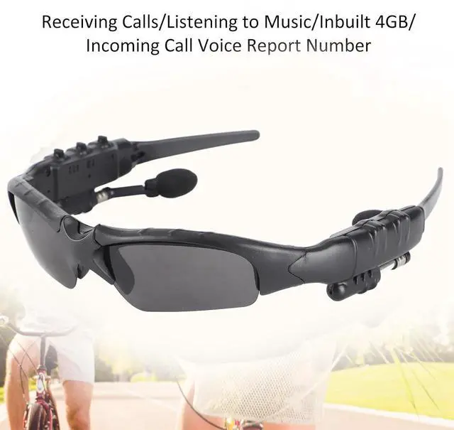 Alt view image 7 of 7 - Wireless Glasses for Men & Women, Polarized Cycling & Motorcycle Riding Sunglasses with Stereo Headphones, Music & Call Audio, Outdoor Sports Glasses