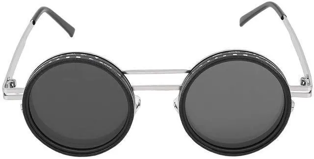 Main image of Adjustable Tint Sunglasses, Round Polarized Sunglasses with Professional Grade ND Filter Lenses for Men Women Outdoor