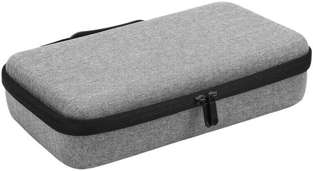 Alt view image 2 of 7 - Travel Sunglasses Organizer Case Compact Hard Shell Storage Box Adjustable Slot for Multiple Glasses Gray Choice