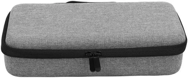 Alt view image 3 of 7 - Travel Sunglasses Organizer Case Compact Hard Shell Storage Box Adjustable Slot for Multiple Glasses Gray Choice