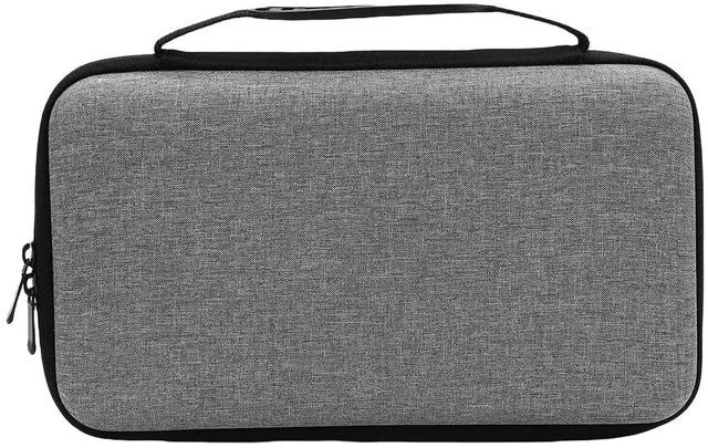 Alt view image 5 of 7 - Travel Sunglasses Organizer Case Compact Hard Shell Storage Box Adjustable Slot for Multiple Glasses Gray Choice