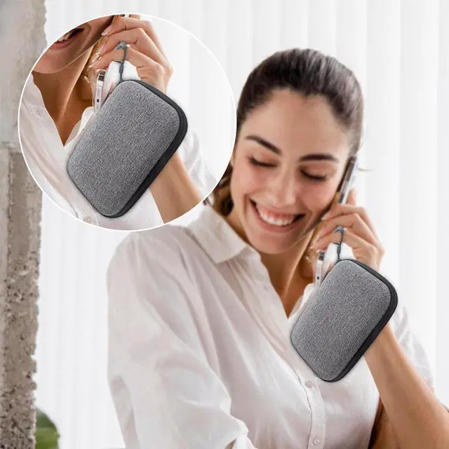 Alt view image 5 of 7 - Fashion Hard Case Compatible with PLAUD NotePin AI Voice Recorder, Water Proof Portable lightweight Plaud Storage Bag for all accessories, Custom Foam Insert