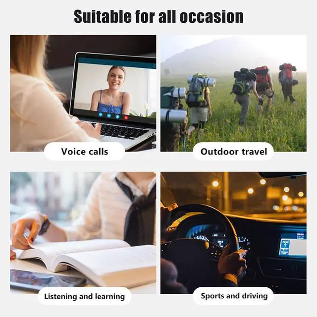 Alt view image 7 of 7 - Bluetooth Glasses, Polarized Sunglasses with Music Playback and Voice Call, Lightweight TR90 Cycling Sunglasses for Men and Women
