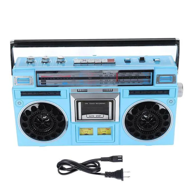 Alt view image 7 of 7 - Portable Cassette Tape Player - Retro Cassette Player, FM MW SW1 SW2 Radio Stereo, Bluetooth CasetteTape Player Recorder