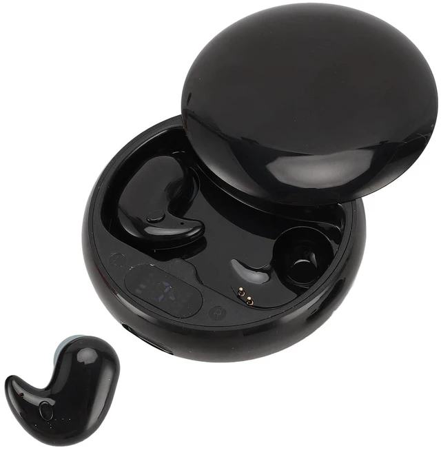 Main image of Language Translator Earbuds in Real Time, Two Way Translator Device with APP for 144 Languages, Voice Translator for Travel, Learning, Business (Black)