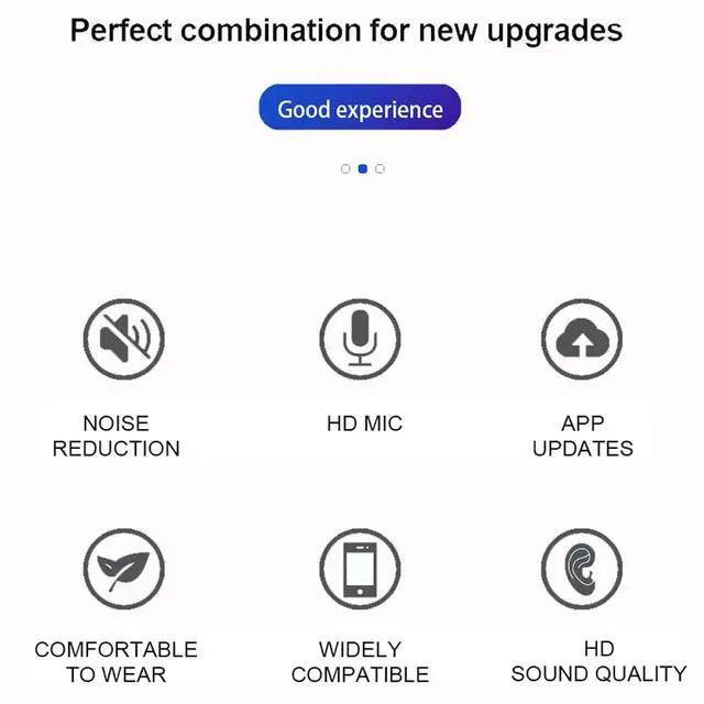 Alt view image 3 of 7 - Language Translator Earbuds in Real Time, Two Way Translator Device with APP for 144 Languages, Voice Translator for Travel, Learning, Business (Black)