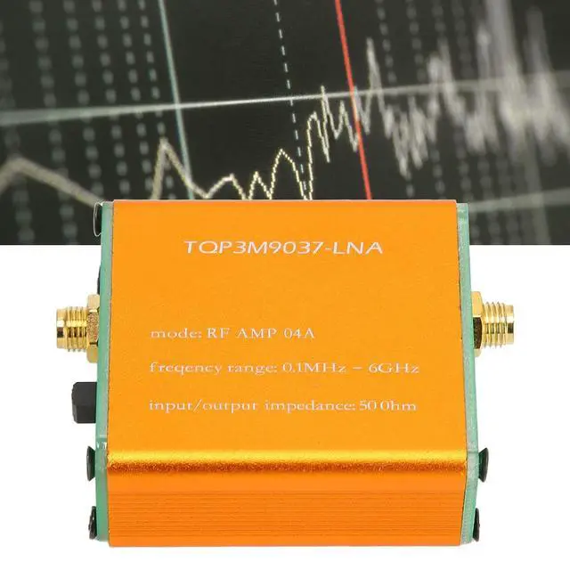 Alt view image 5 of 7 - Ultra Low Noise Amplifier, LNA Module for RF Software Defined Radio, 0.1MHz6GHz Full Band 20dB High Gain Power Preamplifier Module for 1A (Built in Battery)