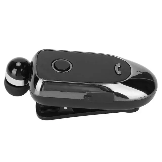 Alt view image 5 of 7 - Bluetooth Headset, Retractable Business Lavalier Earphone, Multifunction Vibrating Caller ID Clip Sports Earphones for Sports Workout Driving