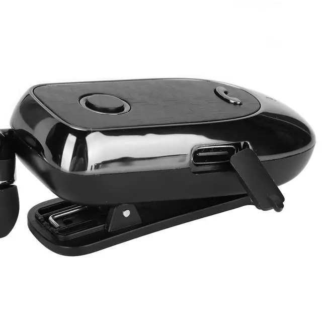 Alt view image 4 of 7 - Bluetooth Headset, Retractable Business Lavalier Earphone, Multifunction Vibrating Caller ID Clip Sports Earphones for Sports Workout Driving