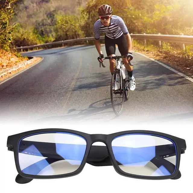 Alt view image 4 of 7 - Smart Glasses with Speakers & Mic - Bluetooth5.3 Sunglasses with Blue Light Blocking, Touch Voice Assistant, Sports Smart Glasses for Outdoor Cycling Running Driving