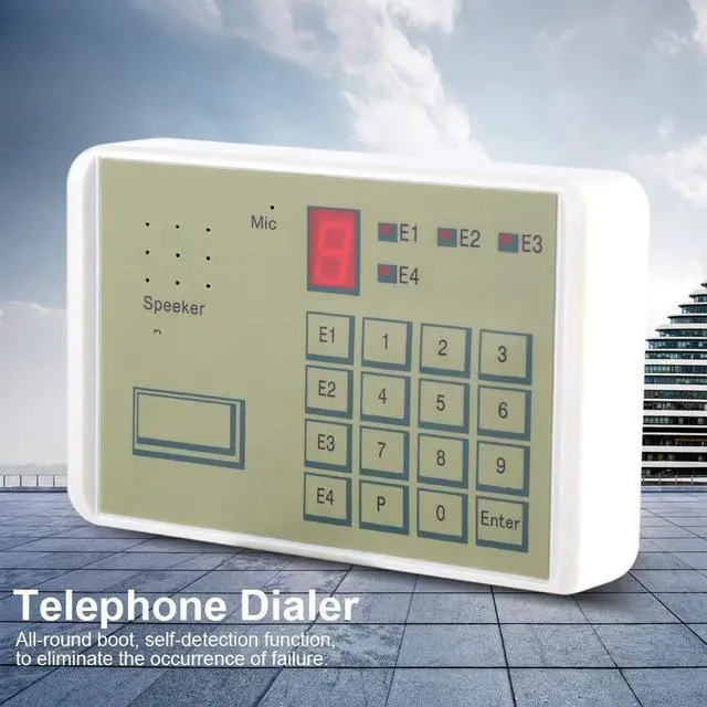 Alt view image 2 of 7 - Telephone Voice Dialer, Wired Telephone Voice Auto-dialer Burglar Security House Alarm System for Home Office Security, Telephone Dialer Alarm Dialer Put All-Round Automatic