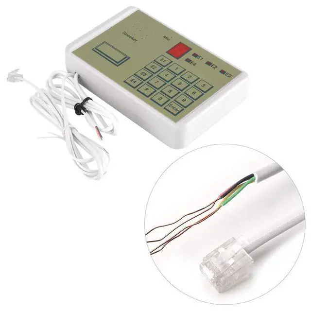 Alt view image 6 of 7 - Telephone Voice Dialer, Wired Telephone Voice Auto-dialer Burglar Security House Alarm System for Home Office Security, Telephone Dialer Alarm Dialer Put All-Round Automatic