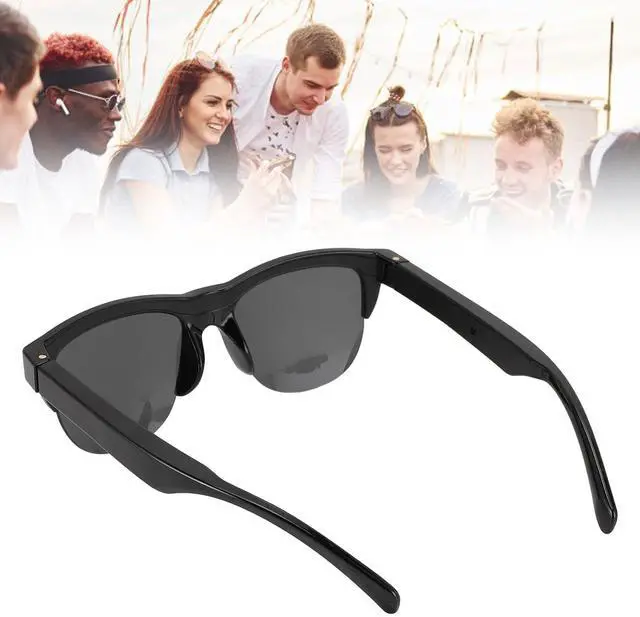 Alt view image 4 of 7 - Translator Smart Glasses - 137 Languages Translation Device, Fingerprint Touch Control, TR90 PC Open Directional Bluetooth Translator Glasses with Dual Mic for Travel