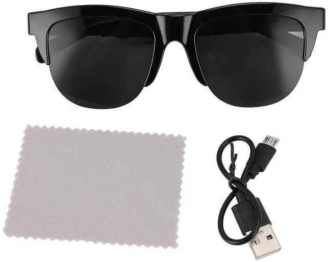 Alt view image 7 of 7 - Translator Smart Glasses - 137 Languages Translation Device, Fingerprint Touch Control, TR90 PC Open Directional Bluetooth Translator Glasses with Dual Mic for Travel