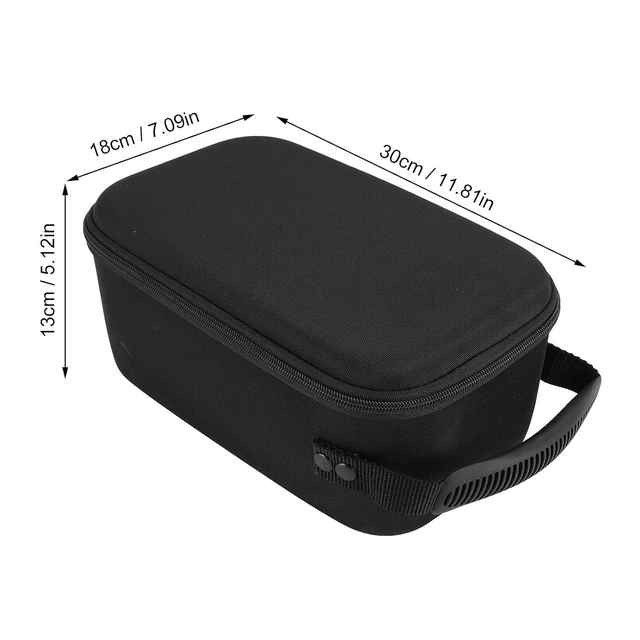 Alt view image 7 of 7 - Protective Carrying Case for Bluetooth Speaker | Hard Travel Case with Handle for Portable Wireless Speaker Made of Nylon EVA
